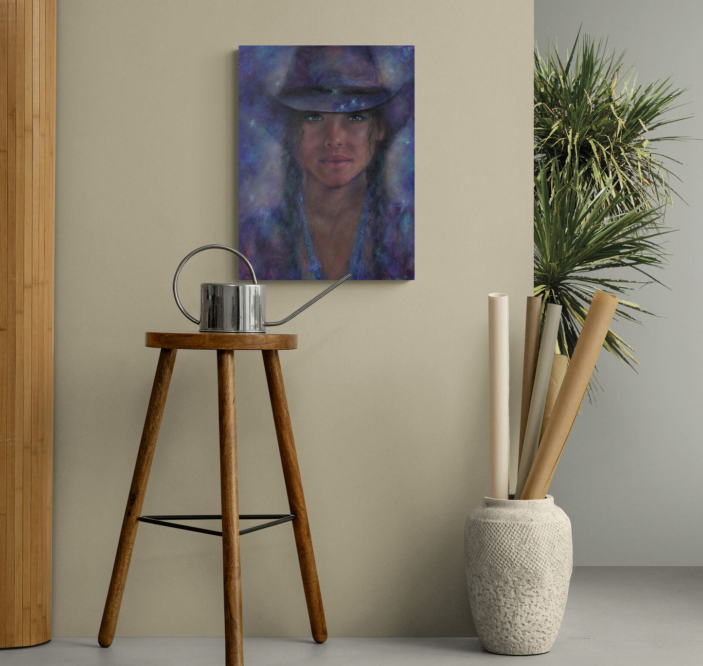 Where Dreams Wear Boots - Wesson Original Art