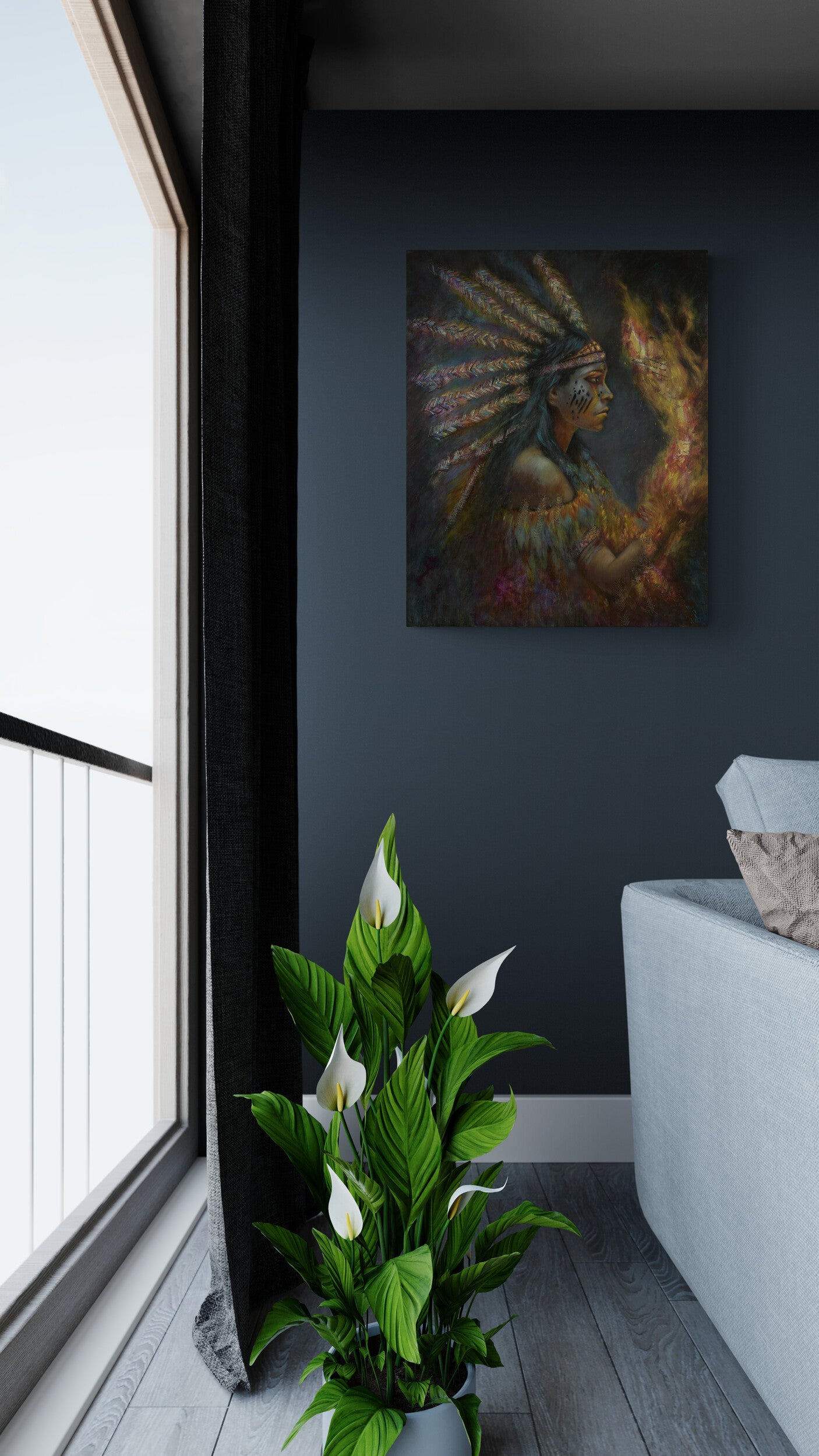 Native Fire - Fine Art Paper Prints